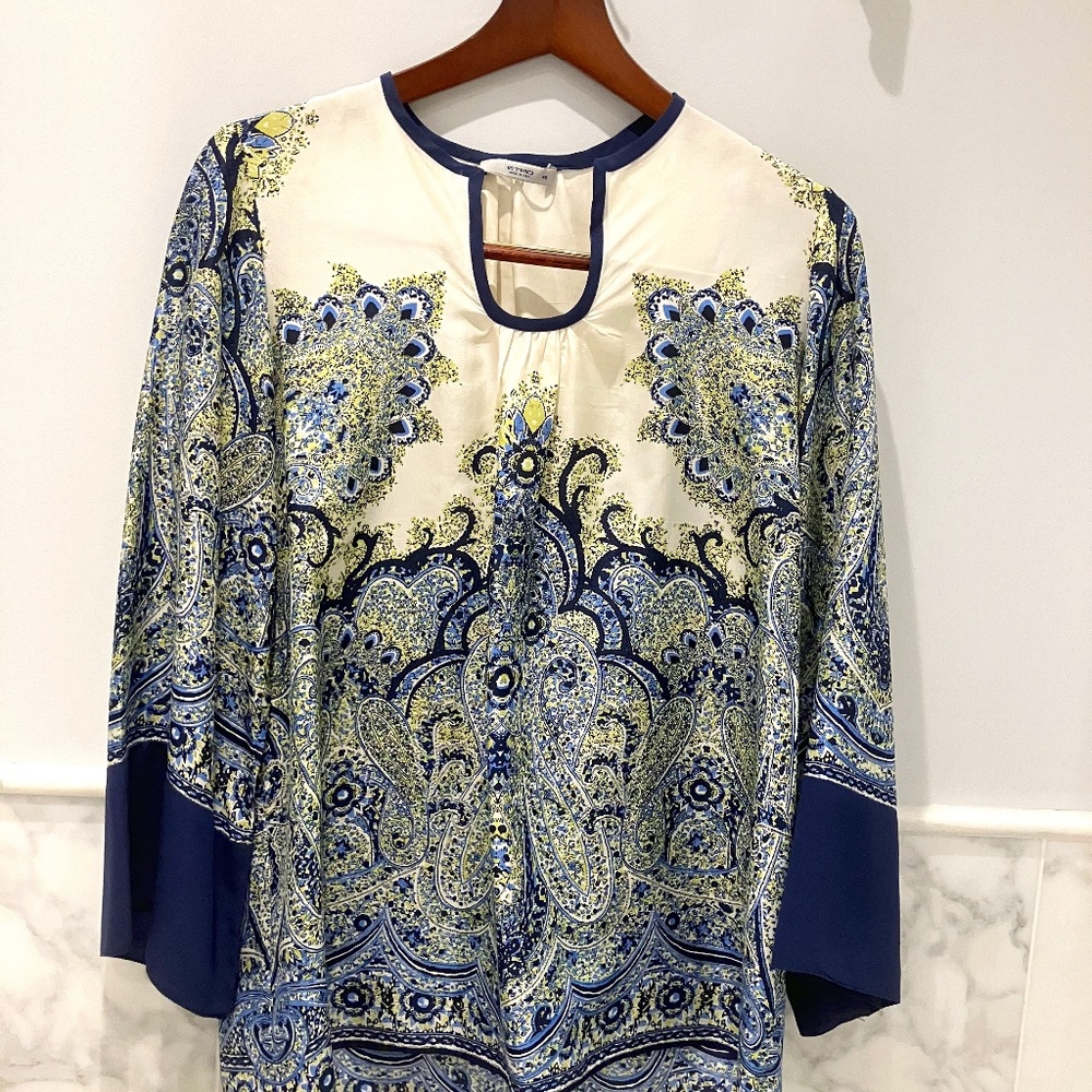 Etro silk paisley blouse - size 42